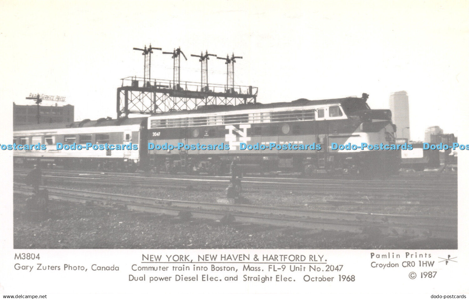 R256270 M3804 Gary Zuters Photo New York New Haven and Hartford Rly Commuter tra