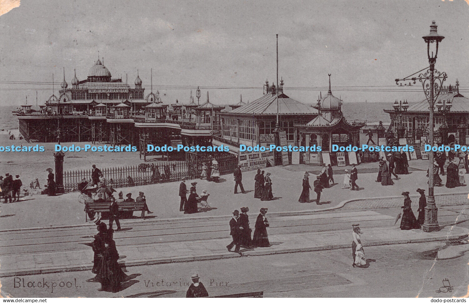 R258515 Blackpool Victoria Pier Tuck Silverette Series 1566 Blackpool 1905