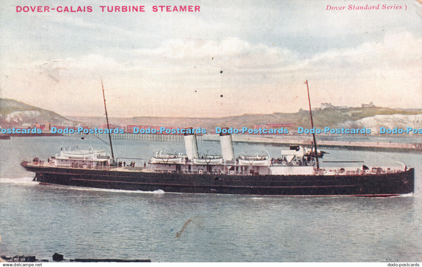 R262155 Dover Calais Turbine Steamer Dover Standard Series 1908