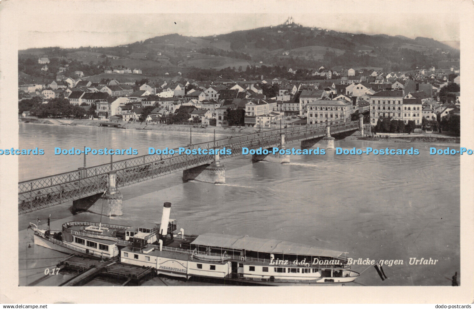 R267125 017 Linz a d Donau Brucke gegen Urfahr M S C 1932