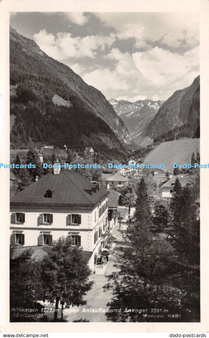 R270233 Bockstein gegen Anlauftal und Ankogel Salzburg Monopol 11481 A Schollhor