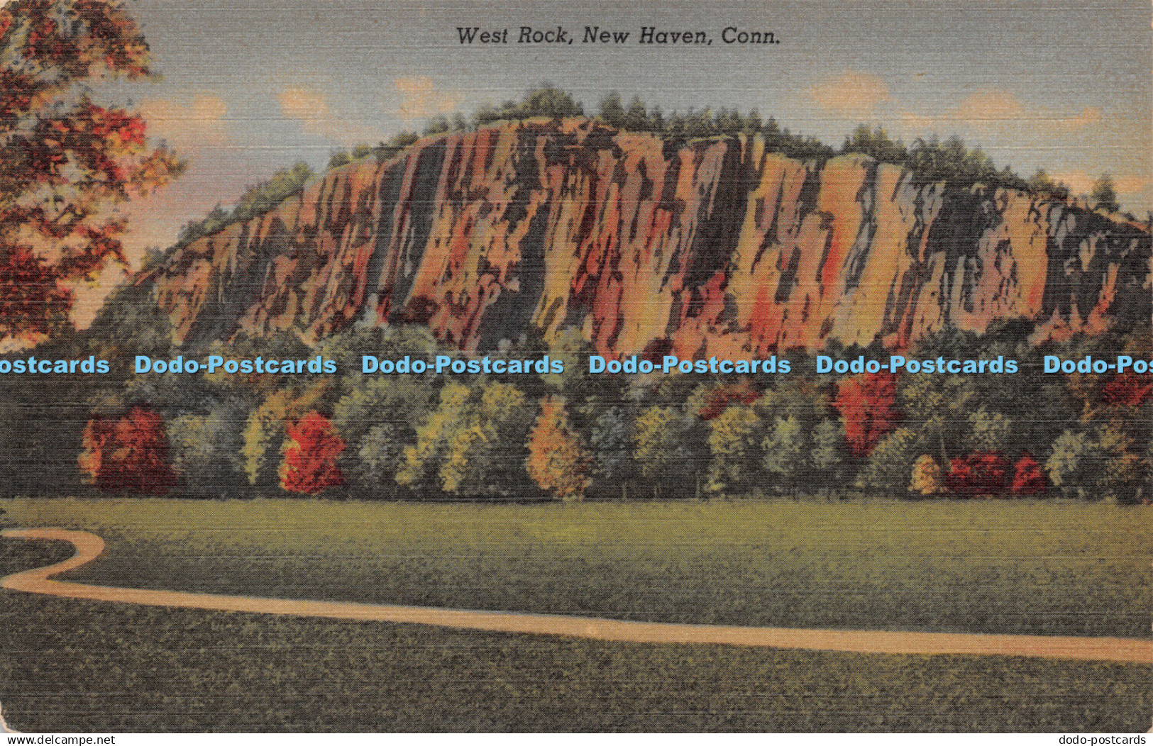 R281828 West Rock New Haven Conn The Harold Hahn C T Art Colortone