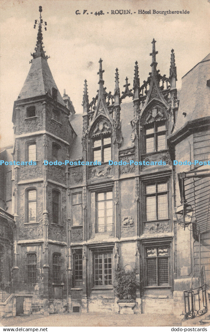 R288403 C V 448 Rouen Hotel Bourgtheroulde 1910