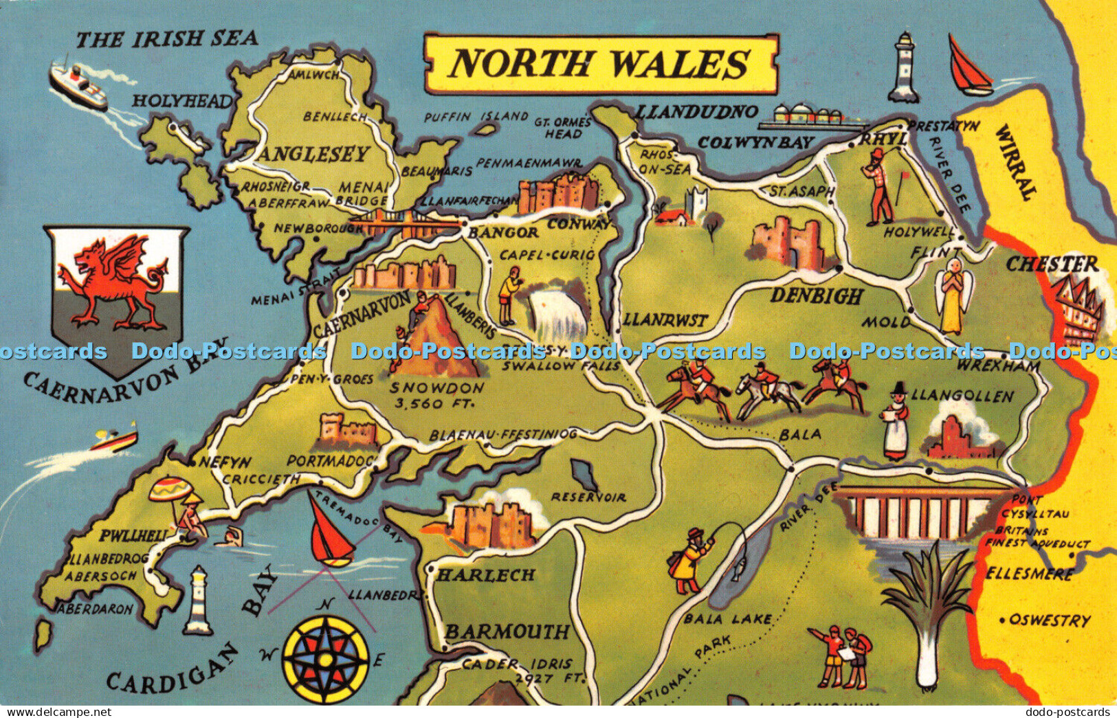 R292130 North Wales Caernarvon Bay The Irish Sea Cardigan Bay