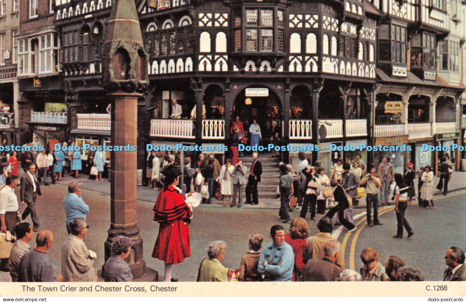 R297368 The Town Crier and Chester Cross Chester C 1268 Dennis