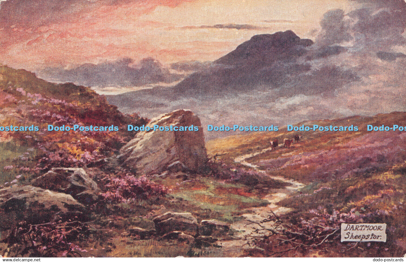 R303235 Dartmoor Sheepstor Picturesque Dartmoor Series IV Raphael Tuck and Sons