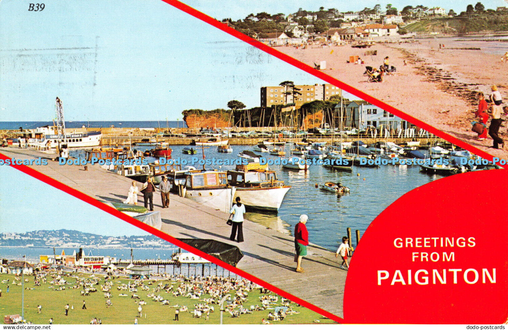 R312636 Greetings From Paignton B 39 Ashton Reed 21 Cecilia Road Paignton 1976