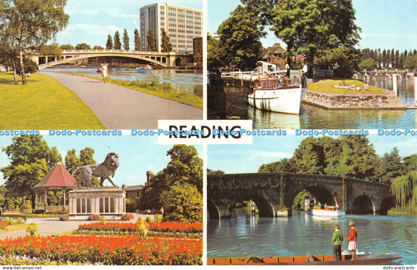 R313023 Reading Reading Bridge Caversham Lock Forbury Gardens The Bridge Sonning