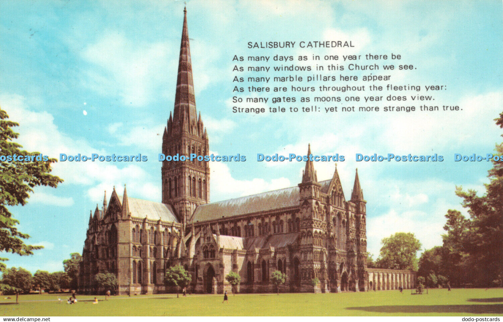 R318372 Salisbury Cathedral As many days as in one year there be as many windows