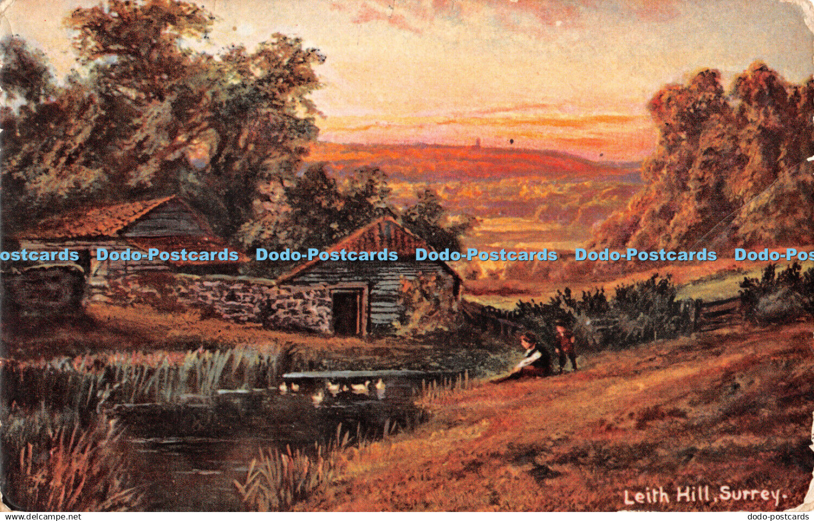 R330119 Surrey Leith Hill S Hildesheimer Surrey Views Fac Simile Series No 5401