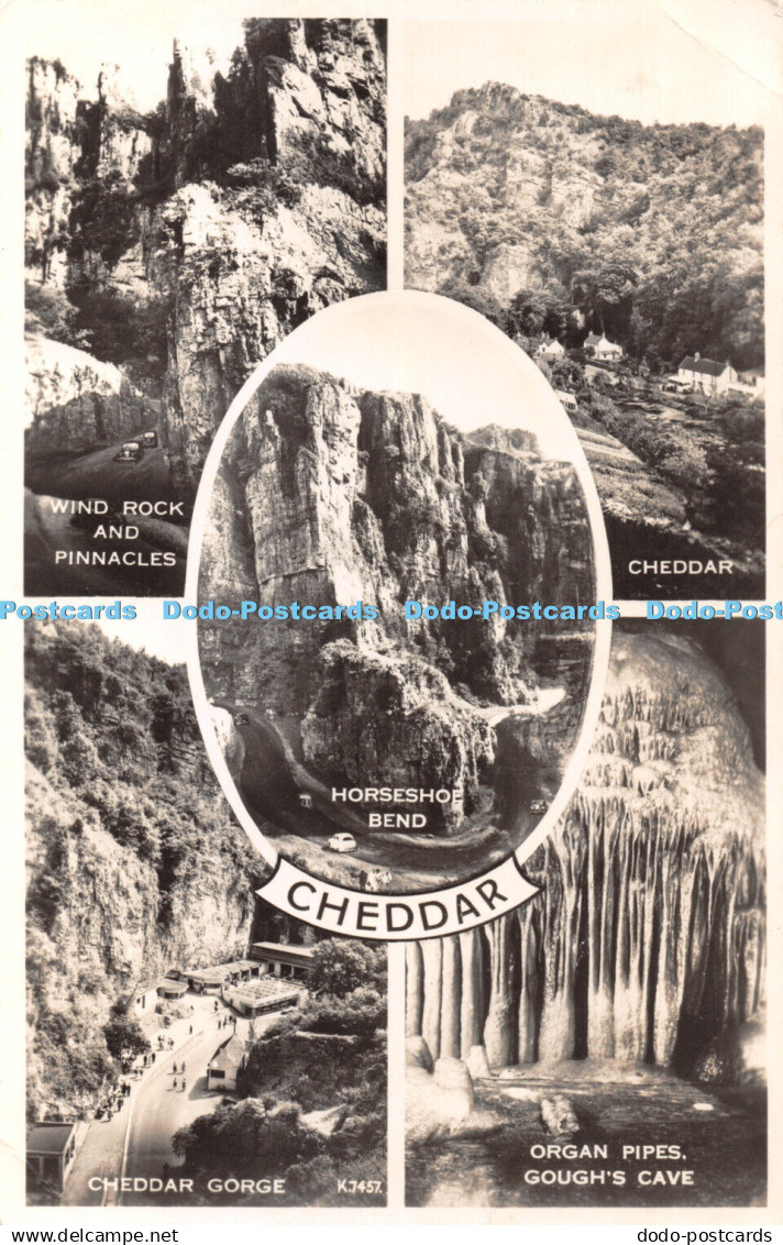 R337241 Cheddar Cheddar Gorge Organ Pipes Gough Cave Valentine RP Multi View