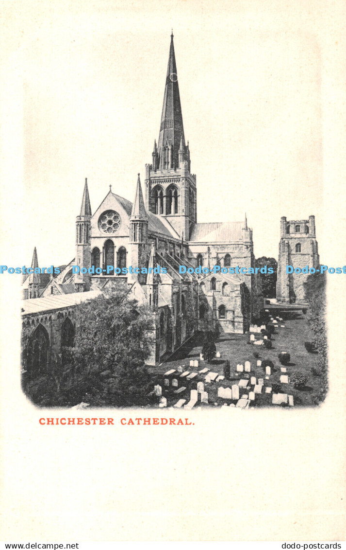 R337777 Chichester Cathedral Postcard