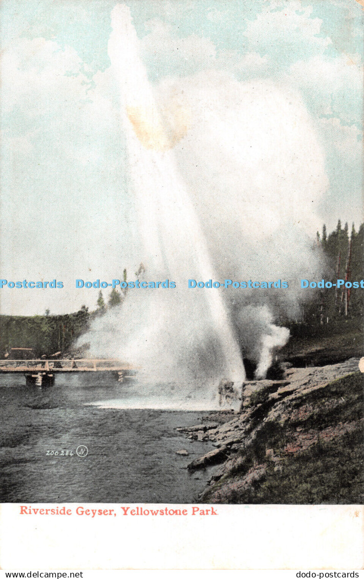 R342640 200284 Riverside Geyser Yellowstone Park Valentine