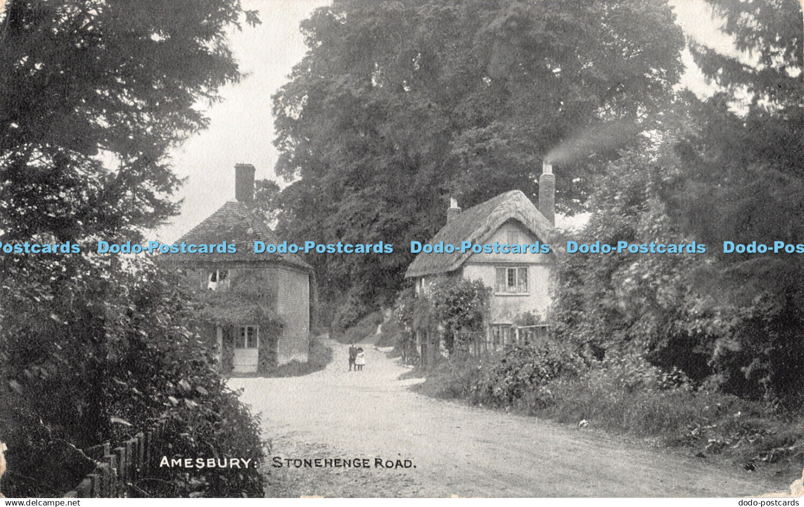 R343585 Amesbury Stonehenge Road Photochrom