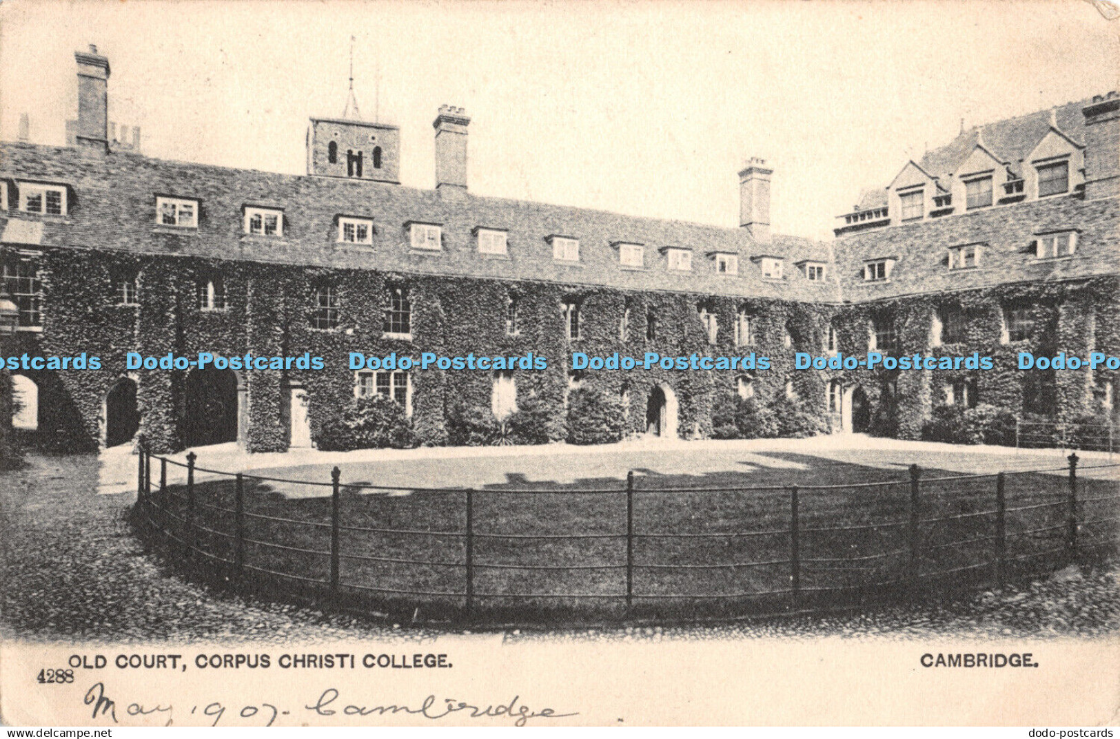 R346147 Cambridge Old Court Corpus Christi College 1907