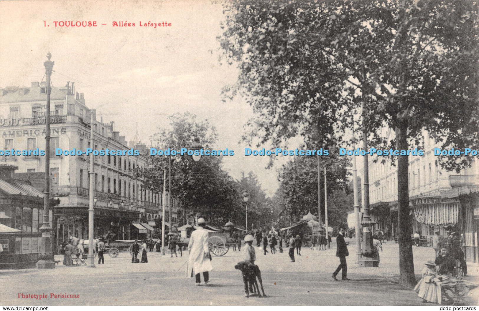 R352281 Toulouse Allees Lafayette Phototypie Parisienne