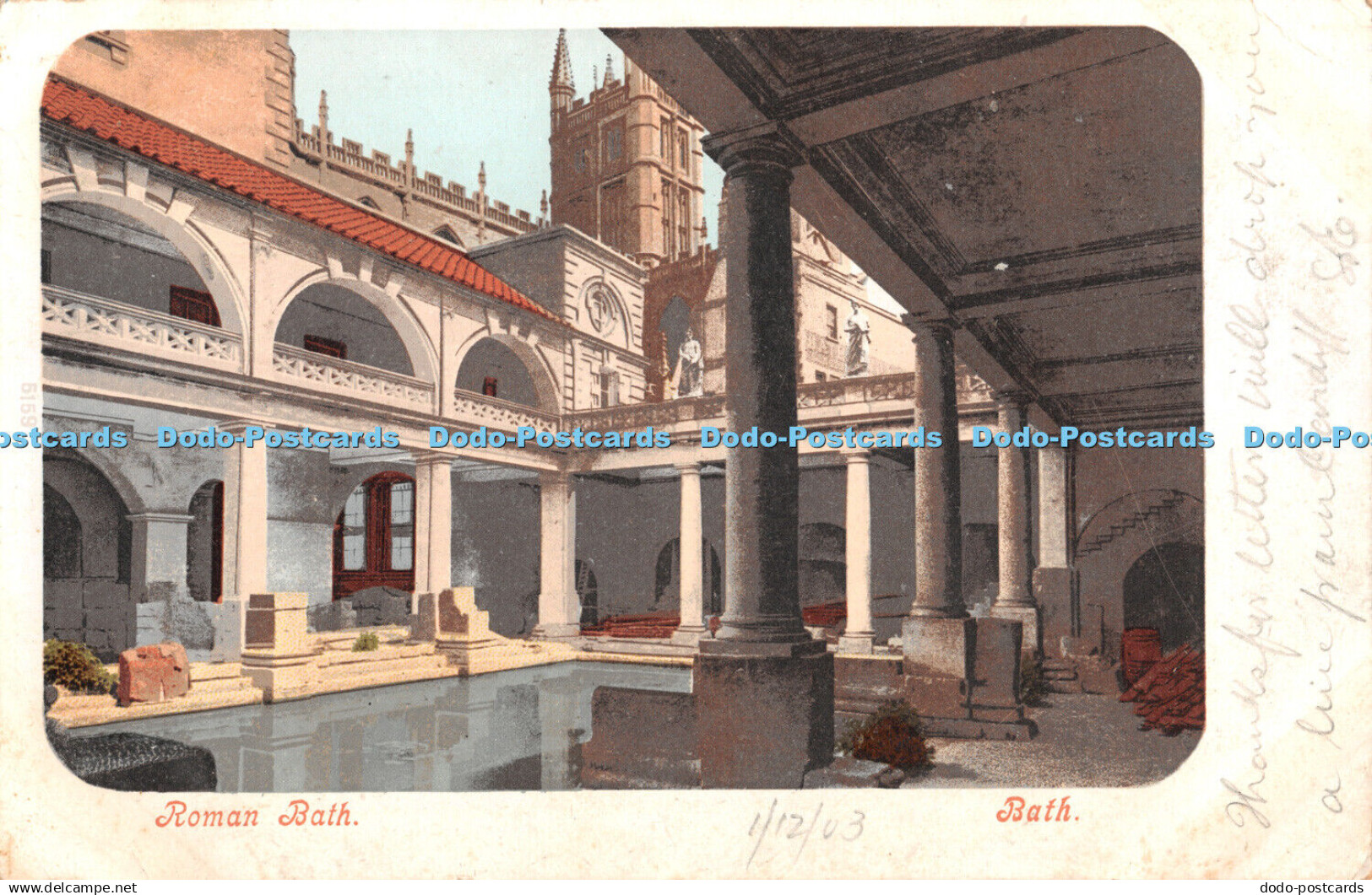 R358560 Bath Roman Bath Postcard 1903