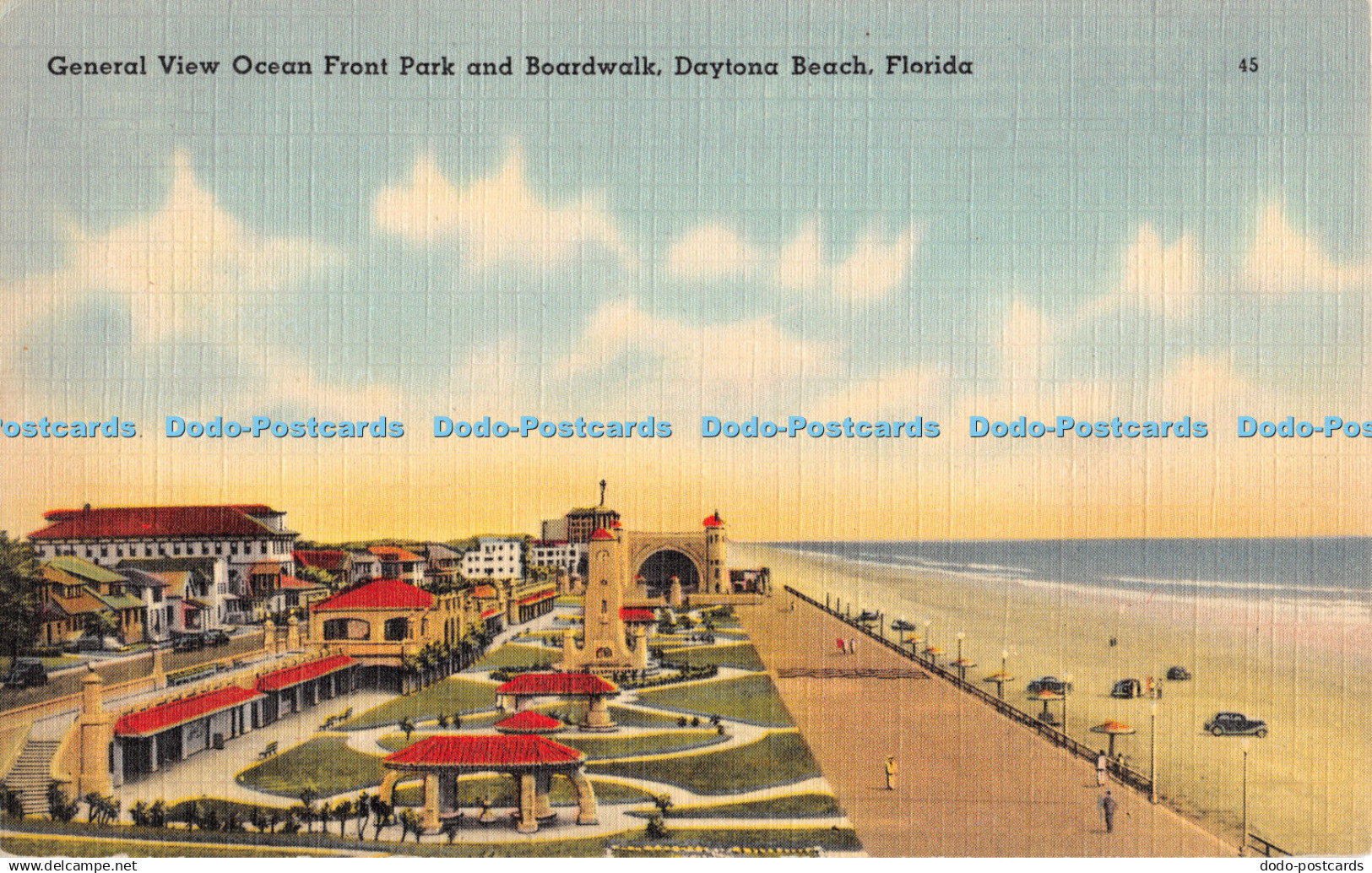 R369508 General View Ocean Front Park and Boardwalk Daytona Beach Florida 45 Eli