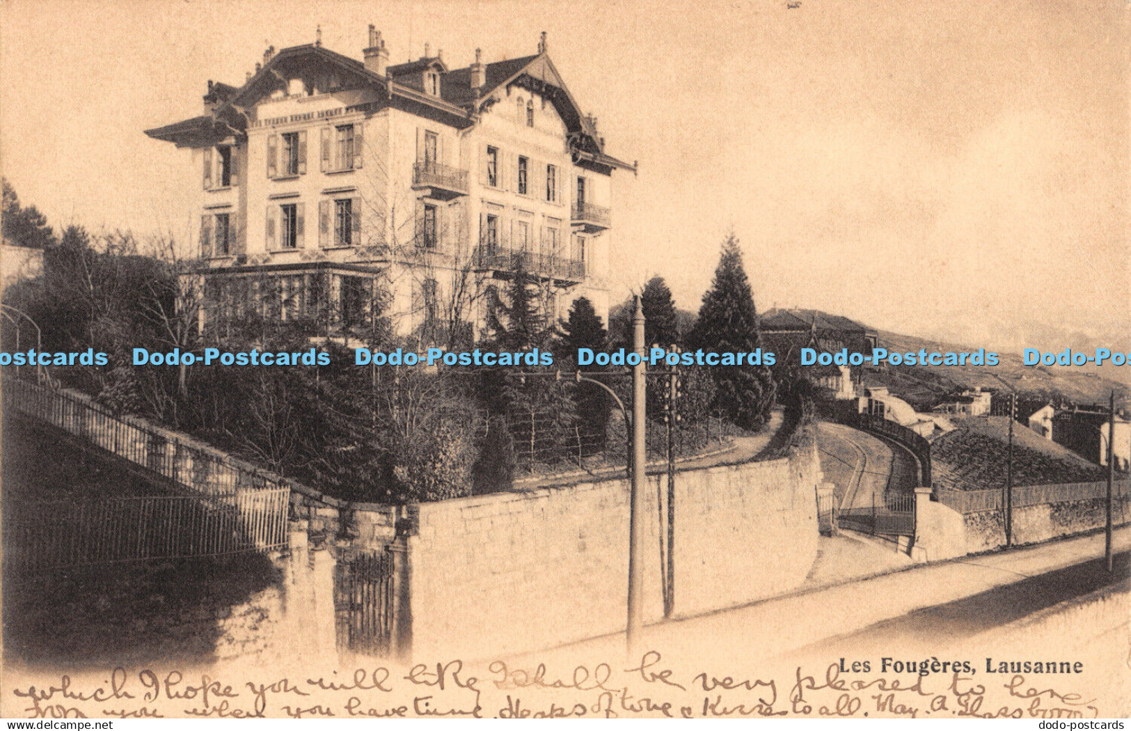 R370505 Lausanne Les Fougeres Postcard