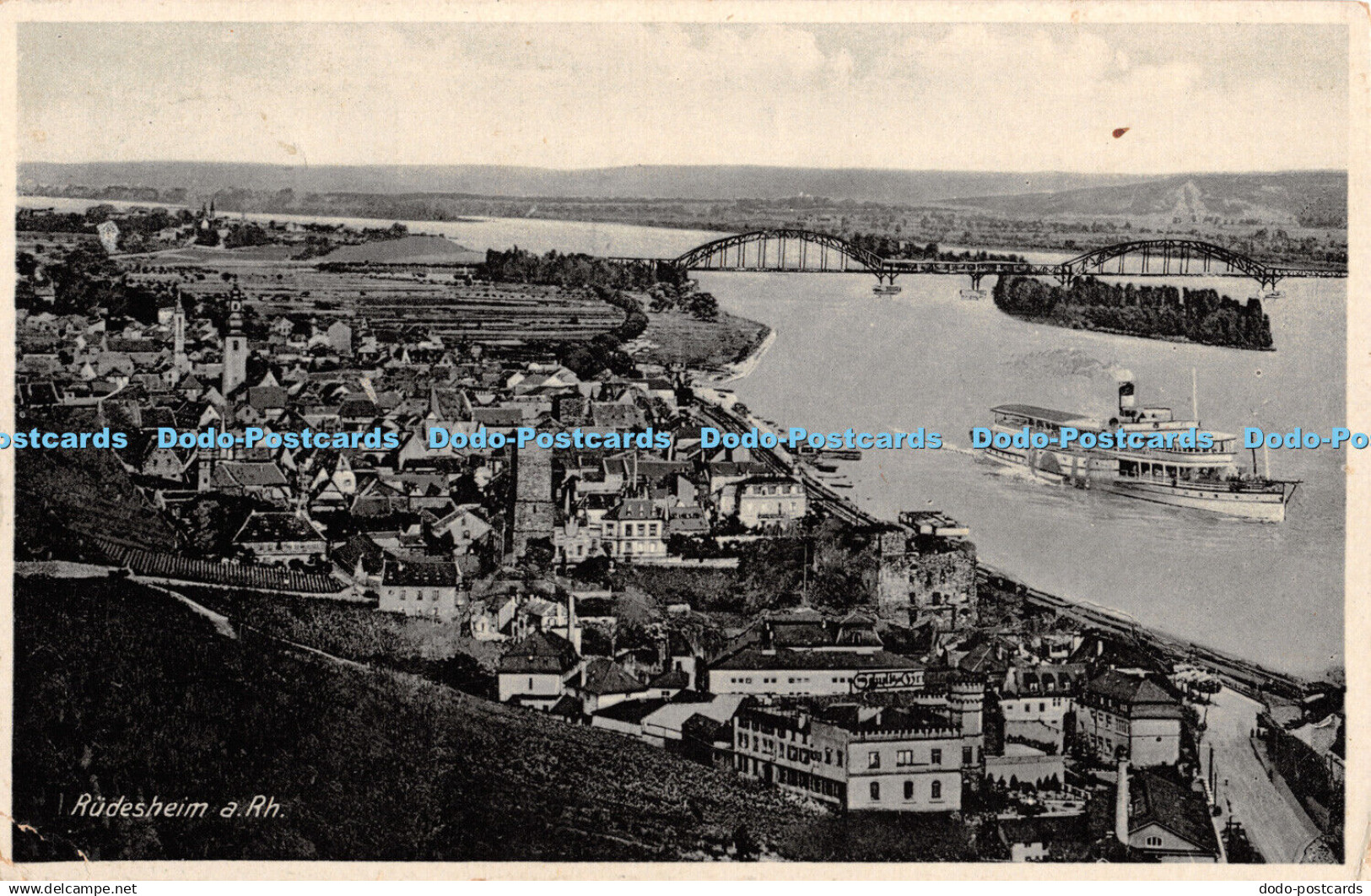 R376859 Rudesheim a Rh Conrad Jacobi Postcard