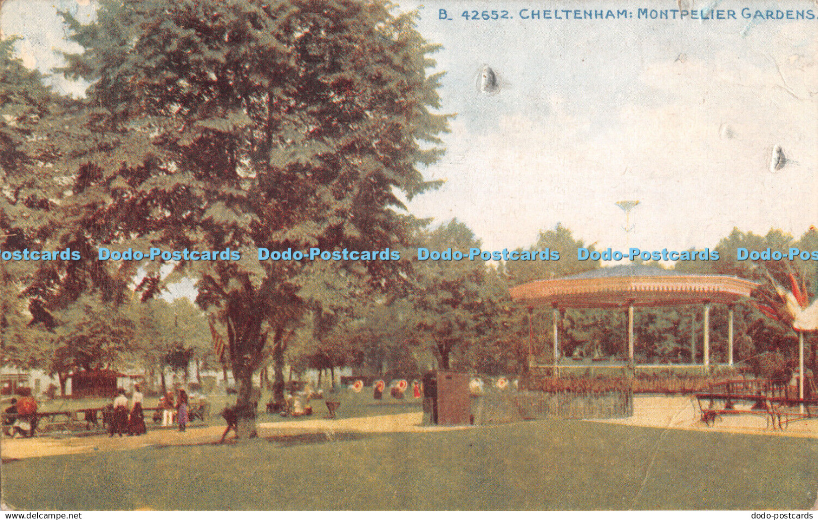 R380009 Cheltenham Montpelier Gardens Photochrom Celesque Series 1920