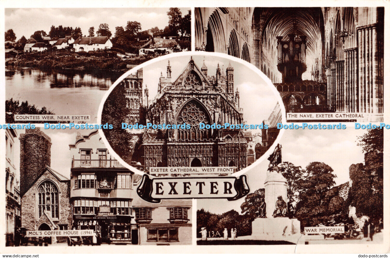 R380274 Exeter Countess Weir Near Exeter The Nave Exeter Cathedral Excel Series