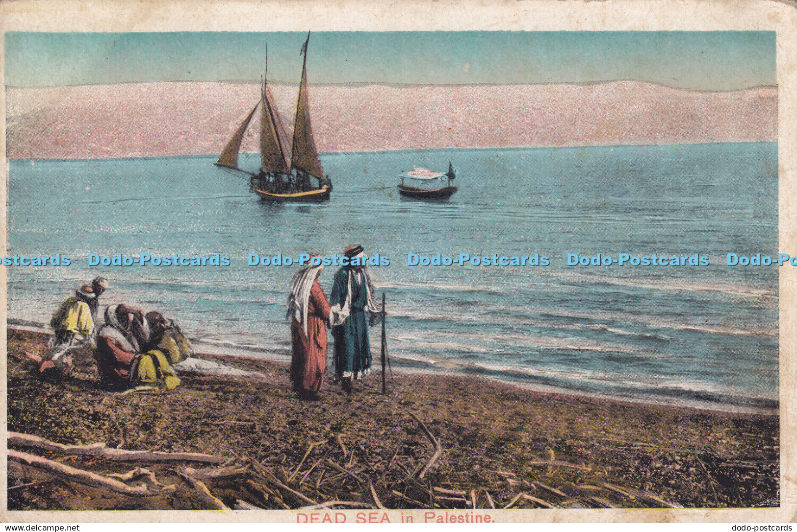 R384383 Dead Sea in Palestine Palestine La Mer Morte The Cairo Postcard Trust Ca