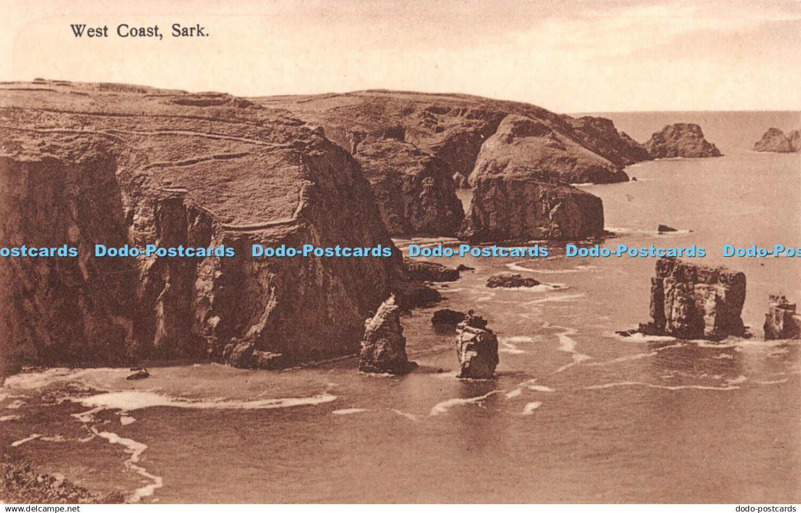 R387980 Sark West Coast Postcard