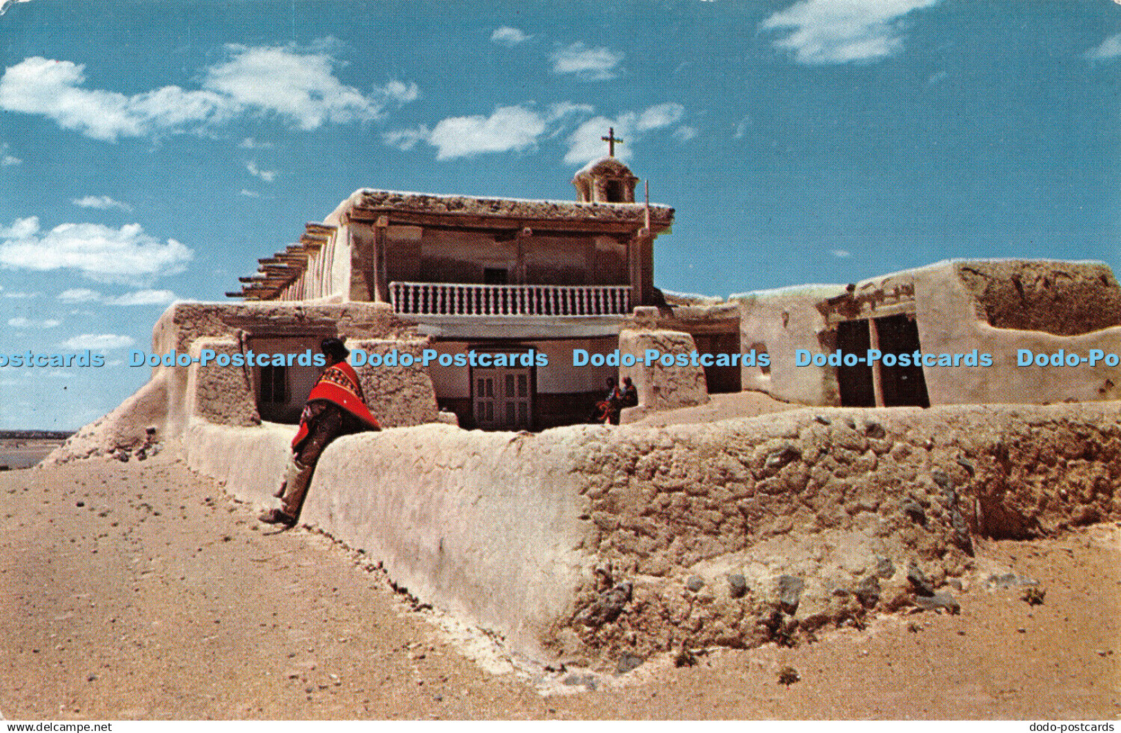 R388380 New Mexico Santa Ana Pueblo Indian Church located North of Albuquerque V