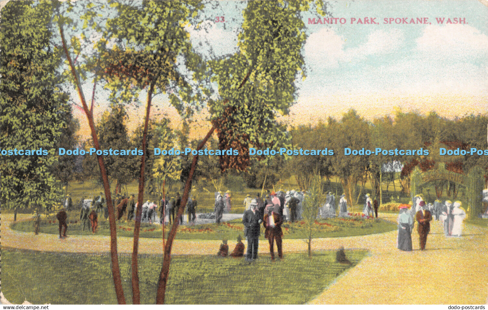 R388584 Manito Park Spokane Wash Spokane Post Card 1909