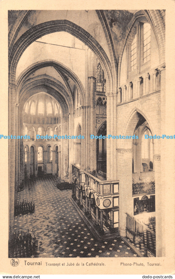 R394073 Nels Tournai Transept et Jube de la Cathedrale Phono Photo Tournai