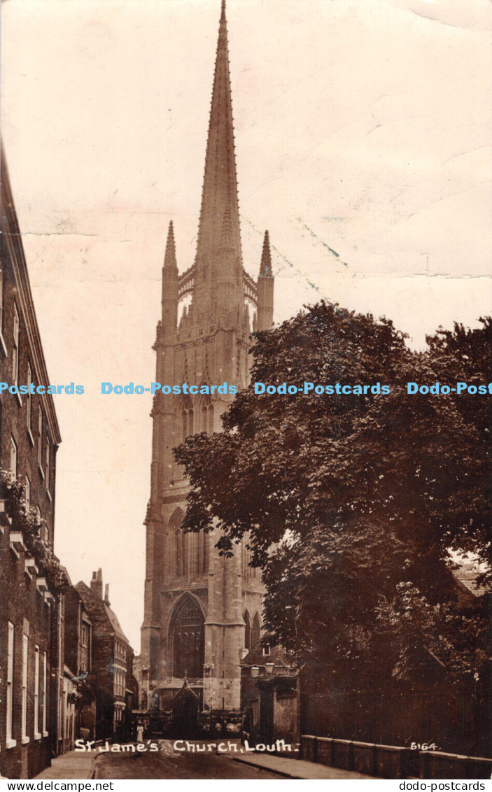 R408983 Louth St Jame Church Postcard