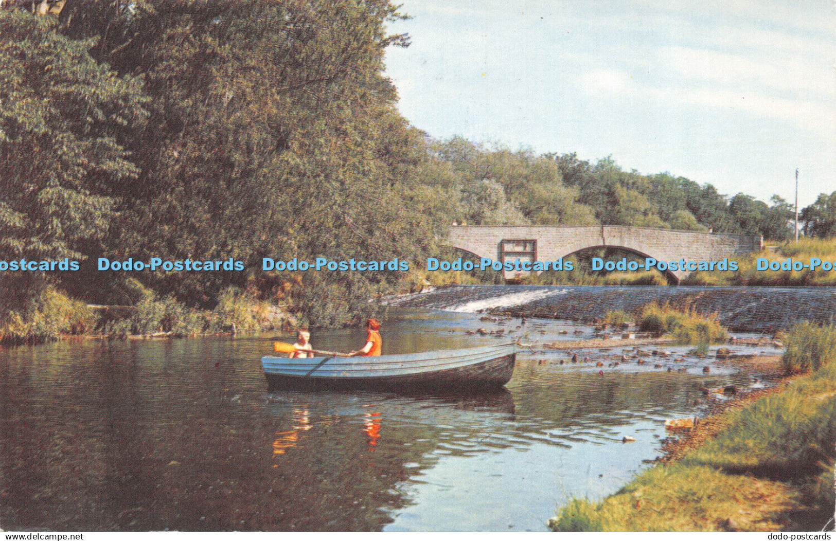 R423589 Elgin River Lossie Postcard 1969