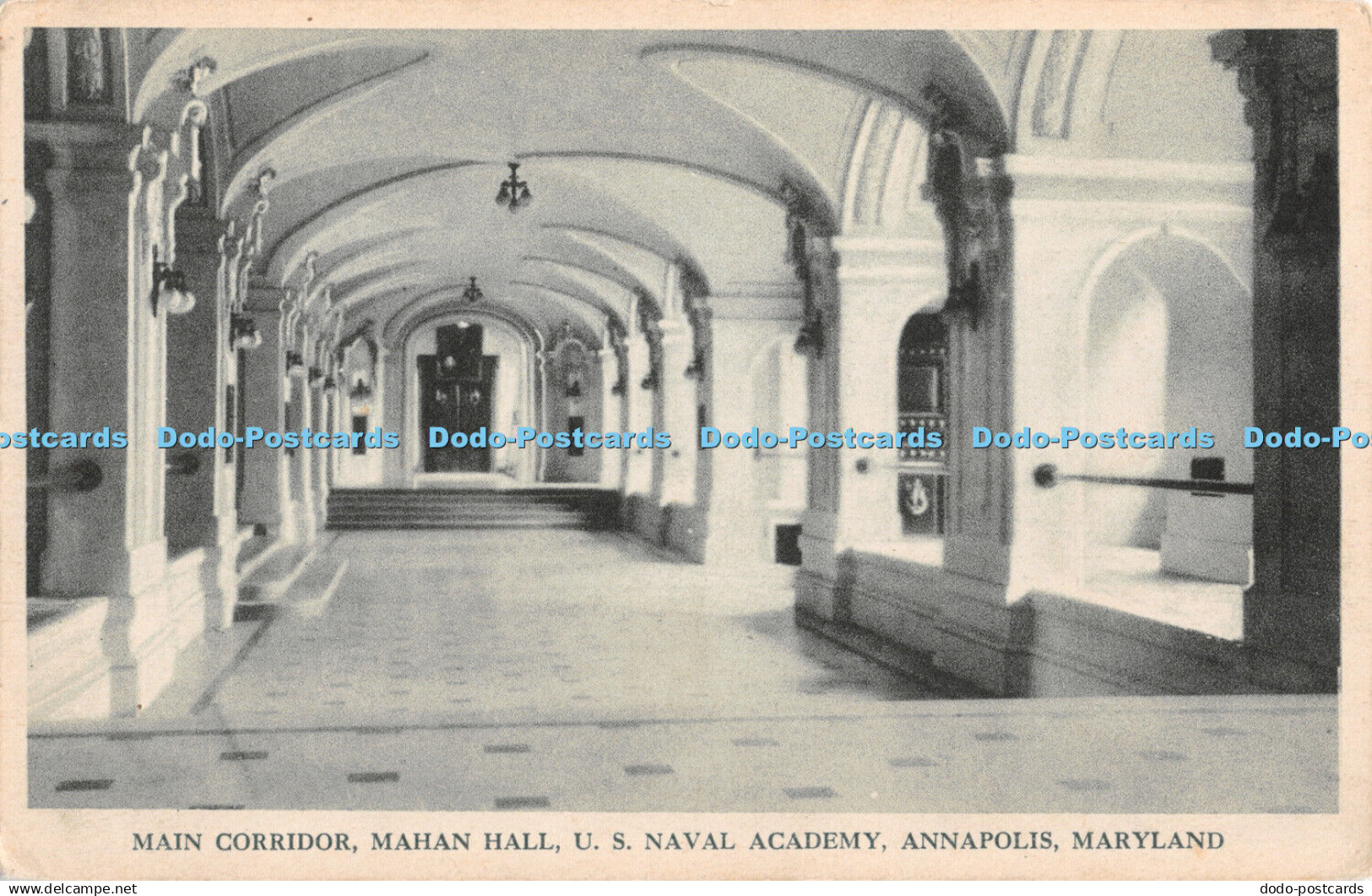 R428597 Maryland Main Corridor Mahan Hall U S Naval Academy Annapolis Art Photo