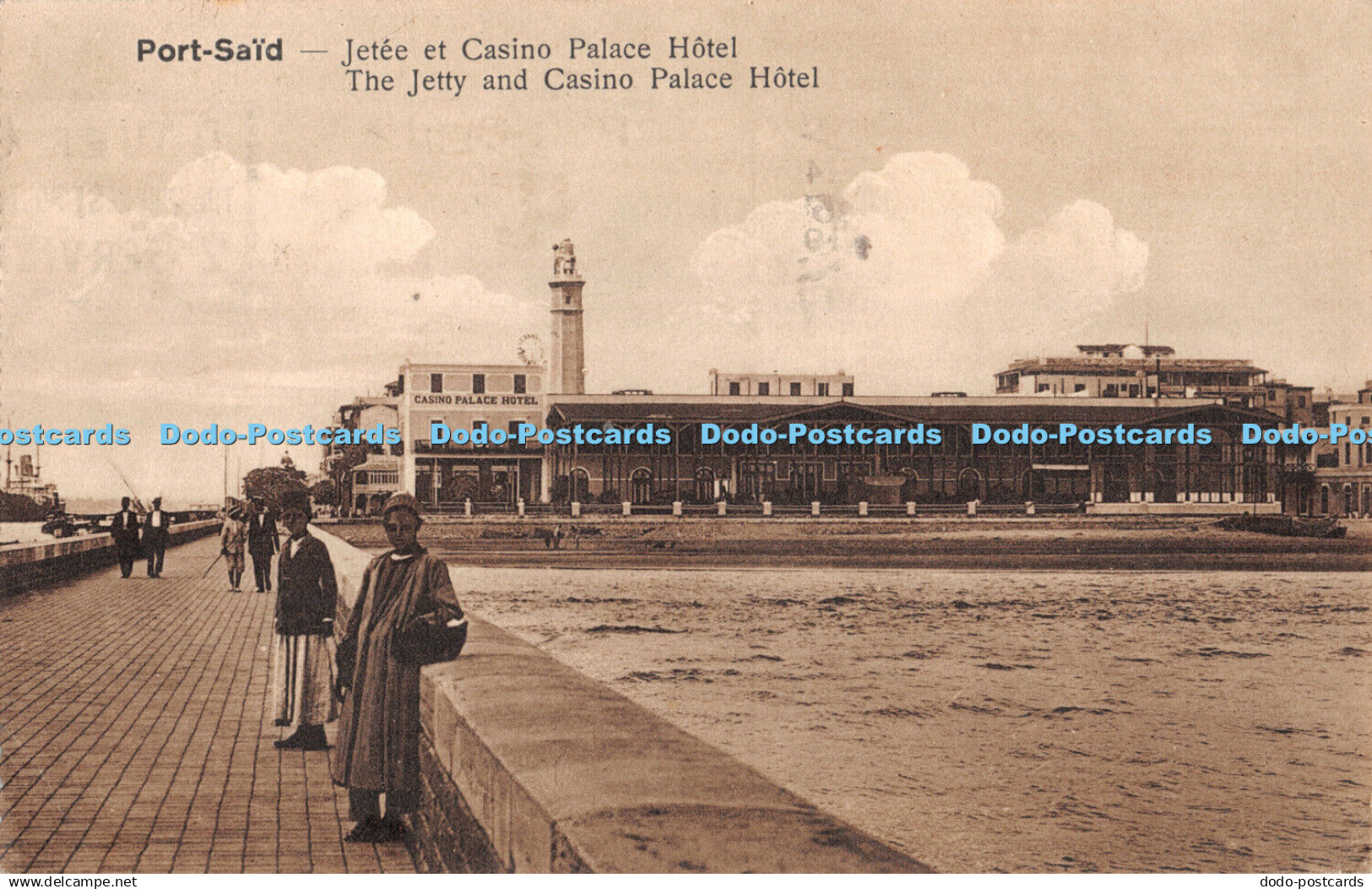 R429208 Port Said The Jetty and Casino Palace Hotel Jetee et Casino Palace Hotel