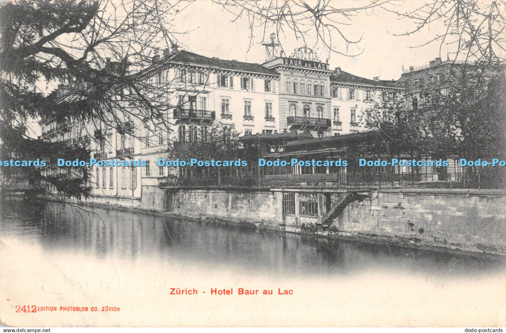 R429858 Zurich hotel Baur au Lac 2412 Photoglob 1905