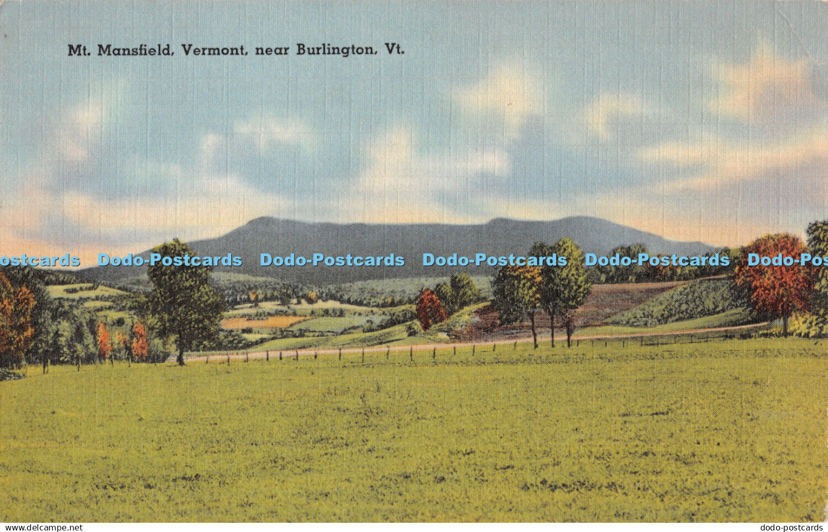 R430454 Mt Mansfield Vermont near Burlington Vt The Riverside Paper 66387 Tichno