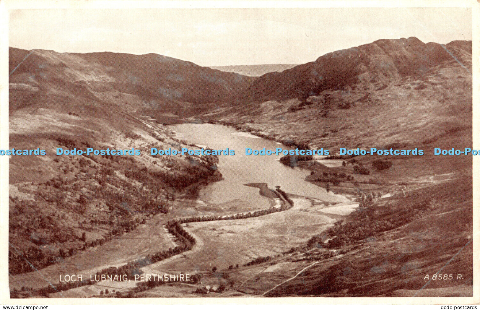 R437273 Perthshire Loch Lubnaig Valentine Phototype