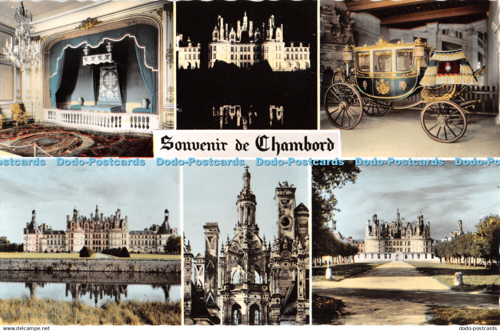 R440160 Souvenir de Chambord Le Chateau de Chambord Blanchard Luxe Estel Multi V