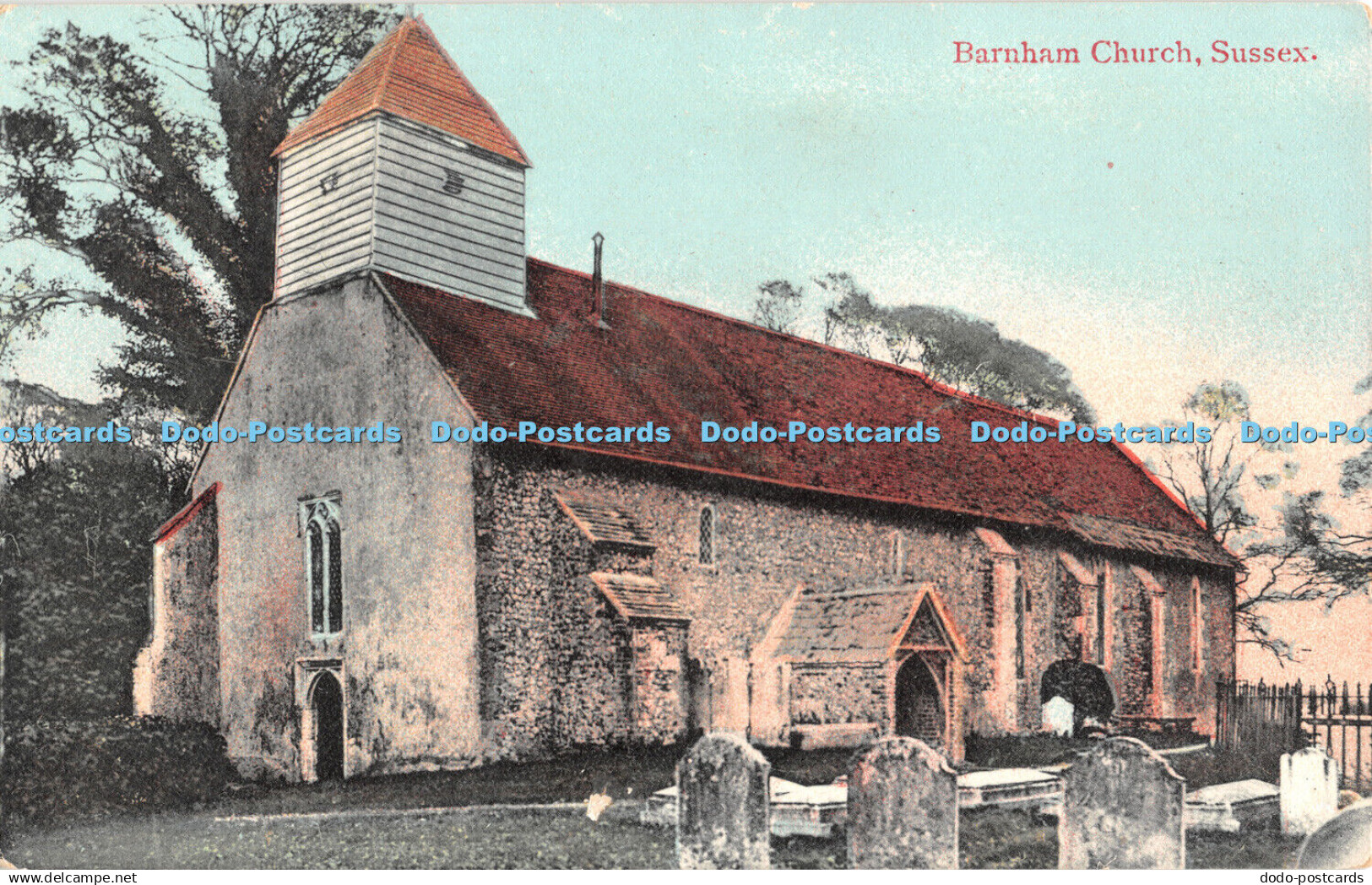 R440397 Barnham Church Sussex A H Homewood Burgess Hill Sussex