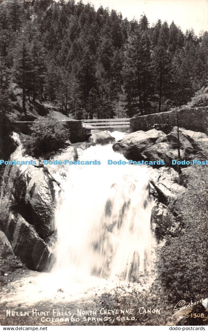 R441086 Helen Hunt Falls North Cheyenne Canon Colorado Springs Colo Sanborn S 13