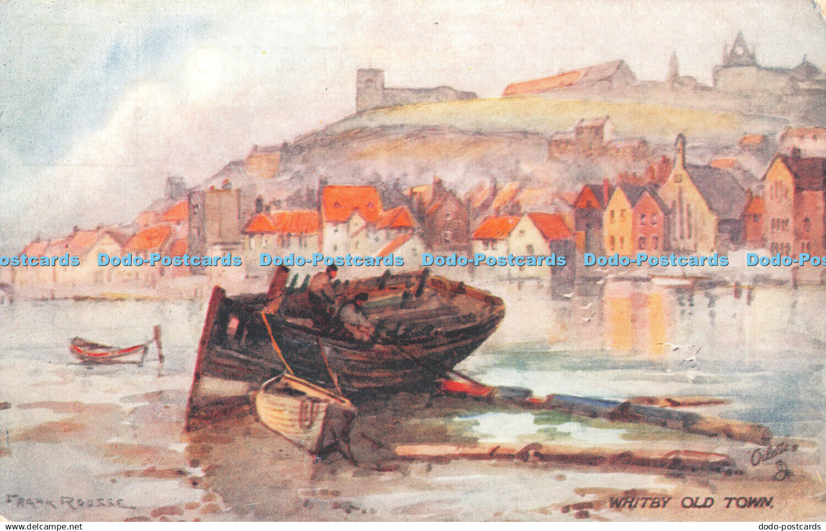 R446329 Frank Roosse Whitby Old Town Whitby Series III Tuck Oilette No 7987