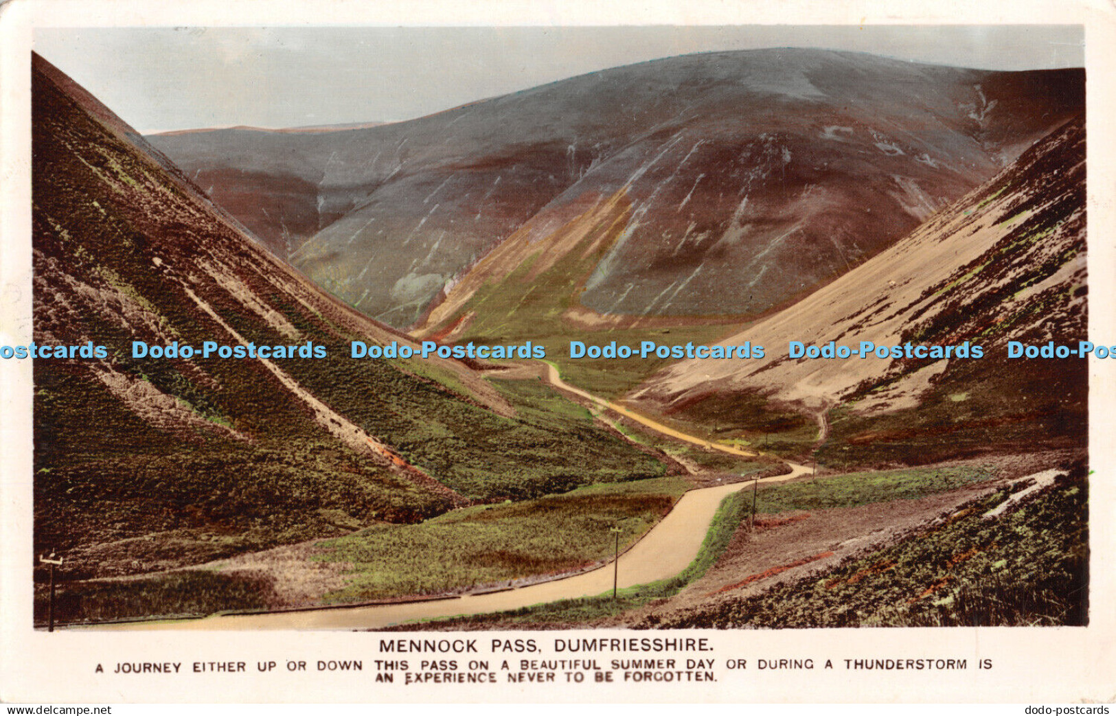 R448052 Dumfriesshire Mennock Pass Postcard