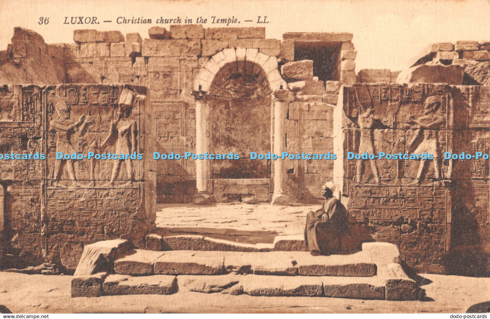 R455966 36 Luxor Christian church in the Temple LL Louxor LEglise Chretienne du