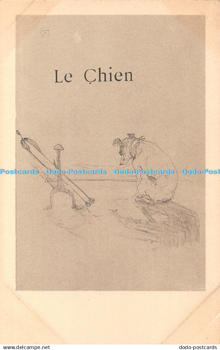 R458671 Le Chien The Dog Henri de Toulouse Lautrec The Meriden Gravure Company