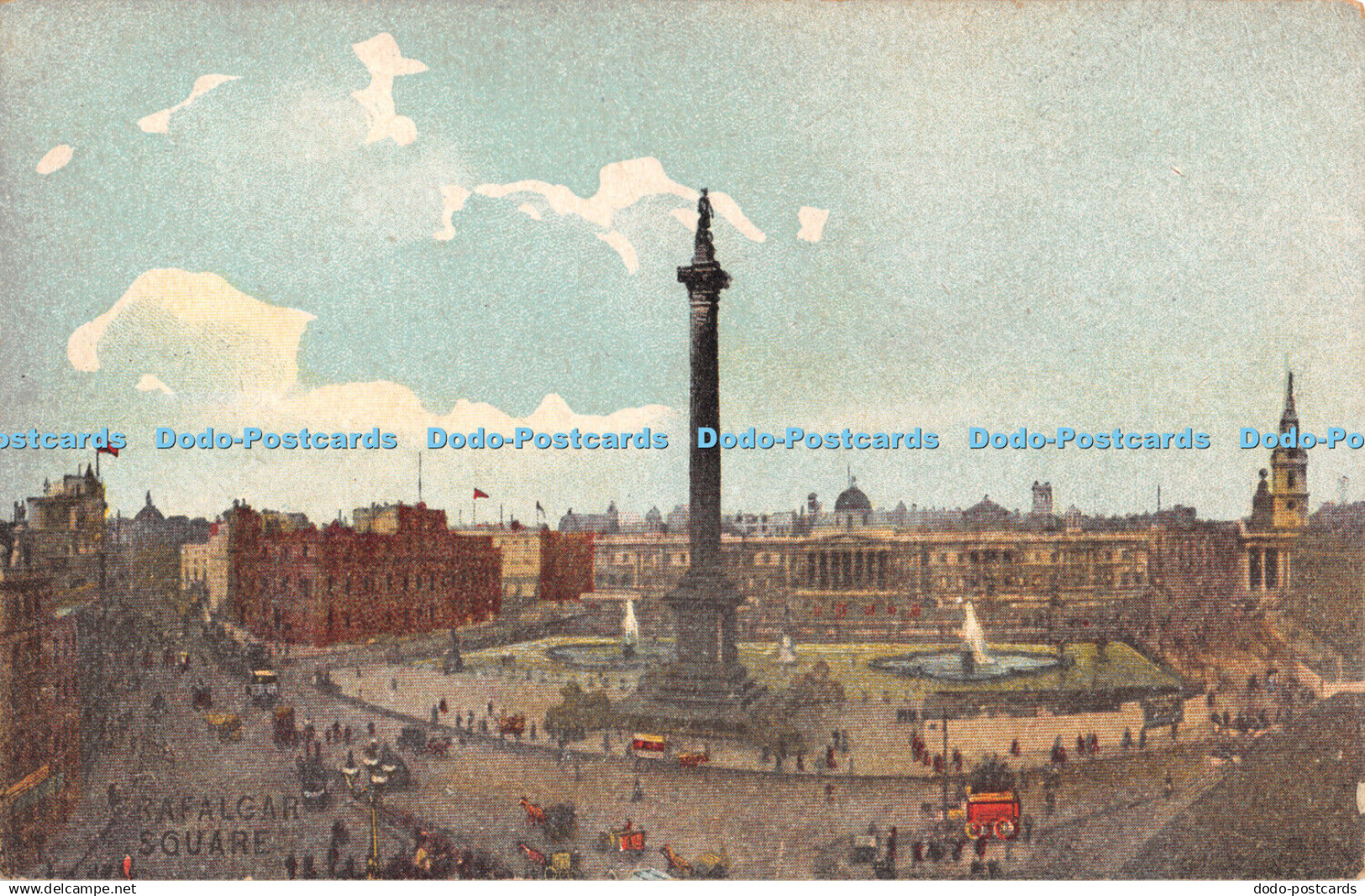 R459122 Trafalgar Square 1910