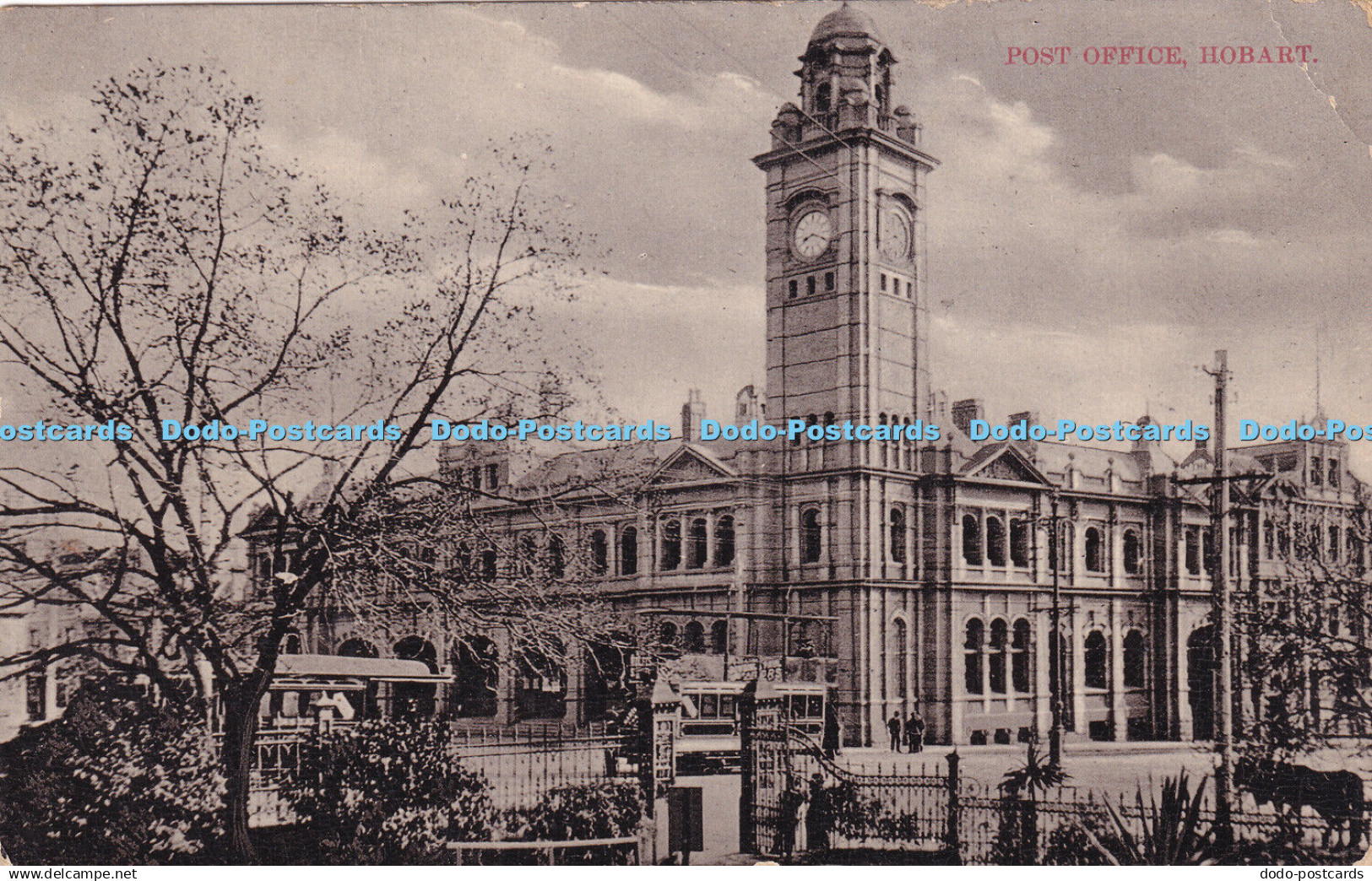 R468022 Hobart Post Office Postcard