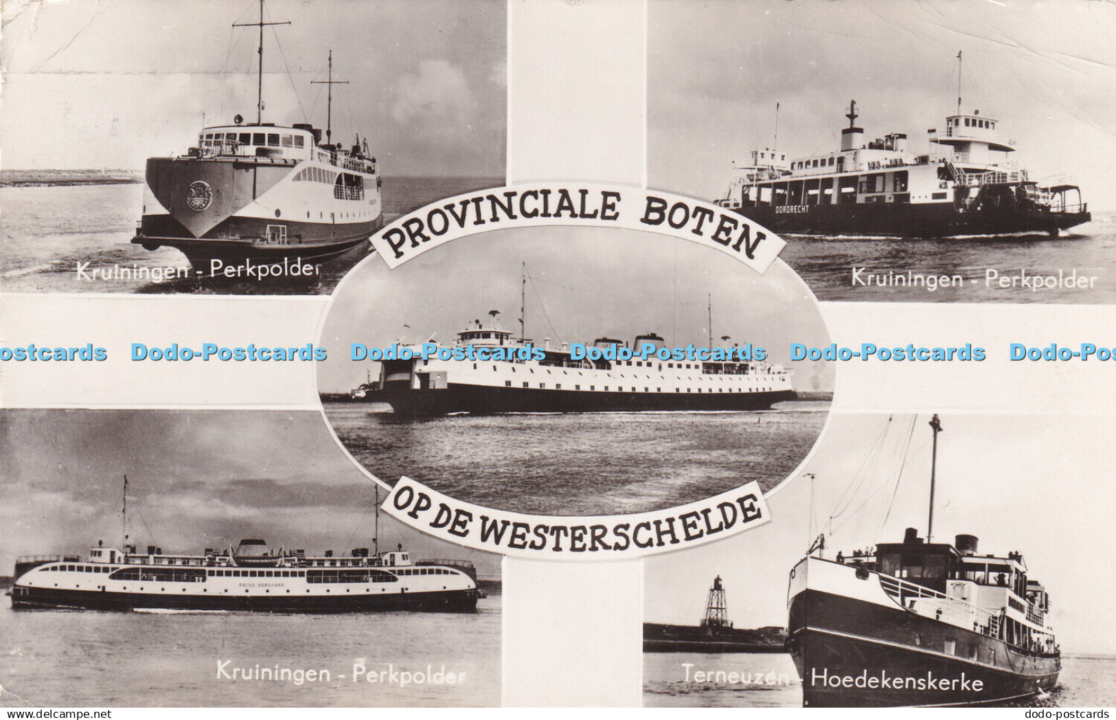 R469036 Provinciale Boten Op de Westerschelde Kruiningen Perkpolder J T G No B 2