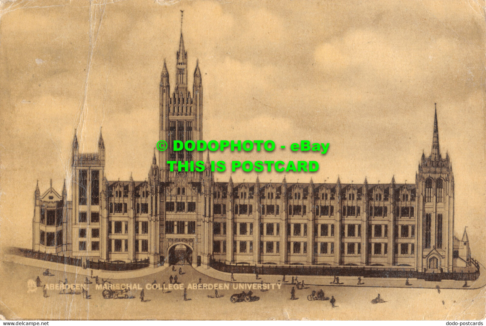 R480730 Aberdeen. Marischal College Aberdeen University. Tuck. Vandyke Glazed. 6