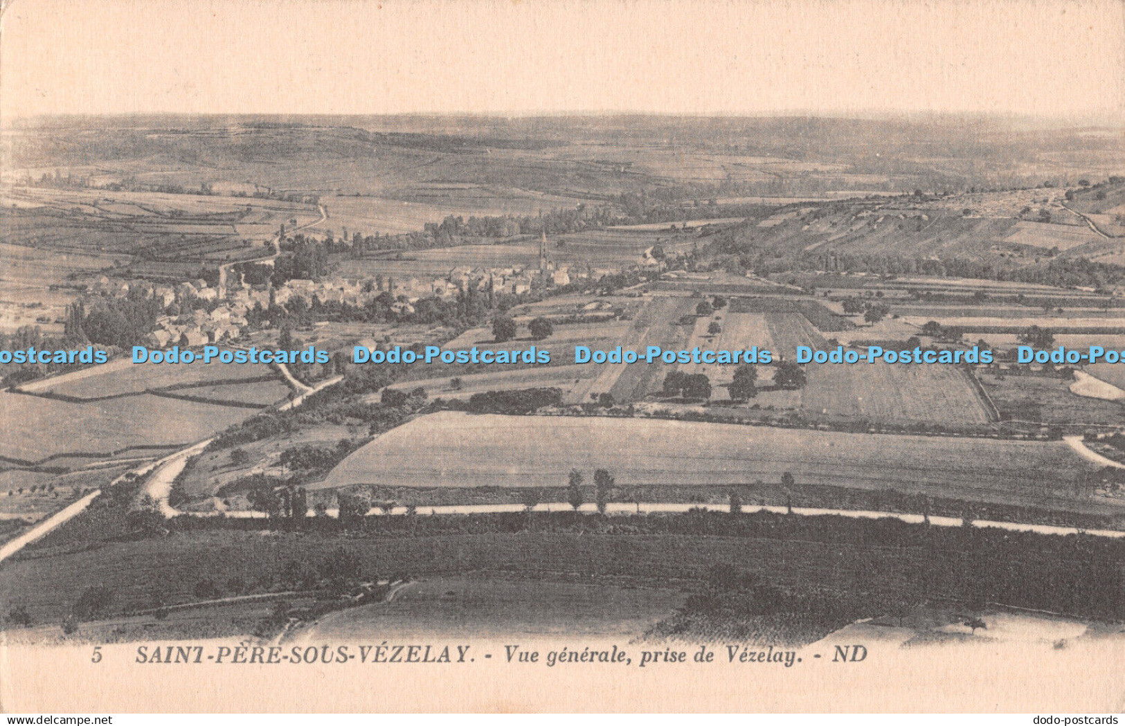 R483078 Saint Pere Sous Vezelay Vue Generale prise de Vezelay ND Levy et Neurdei